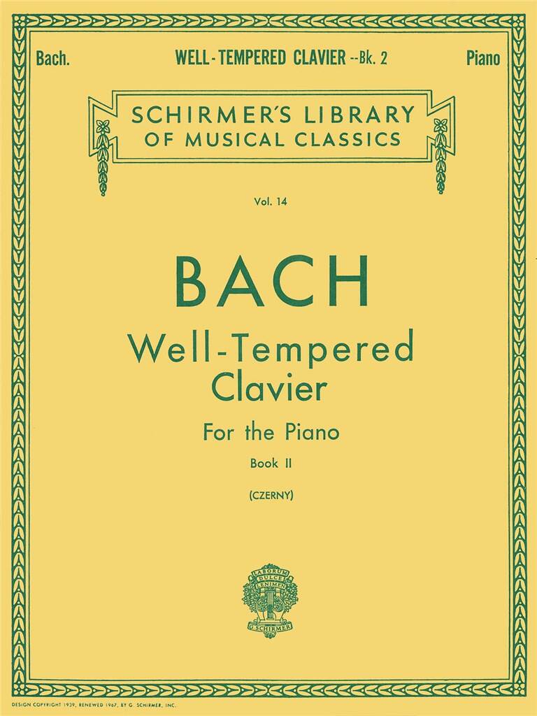 Bach J.S - Well Tempered Clavier Book 2