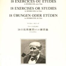 18 Exercises ou études de Berbiguer