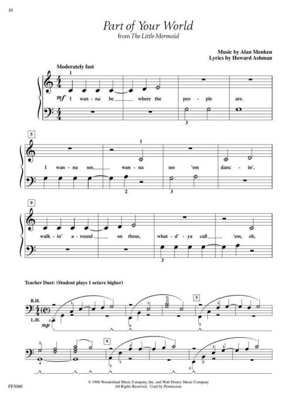 Adult Piano Adventures - Disney Book 1-